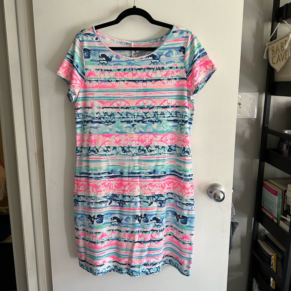 EUC Lilly Pulitzer tshirt dress, size L